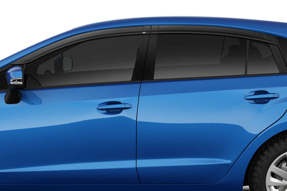 Low Profile Ventvisor Deflector; Smoke; Outside Mount; 4 pc. by Husky Liners