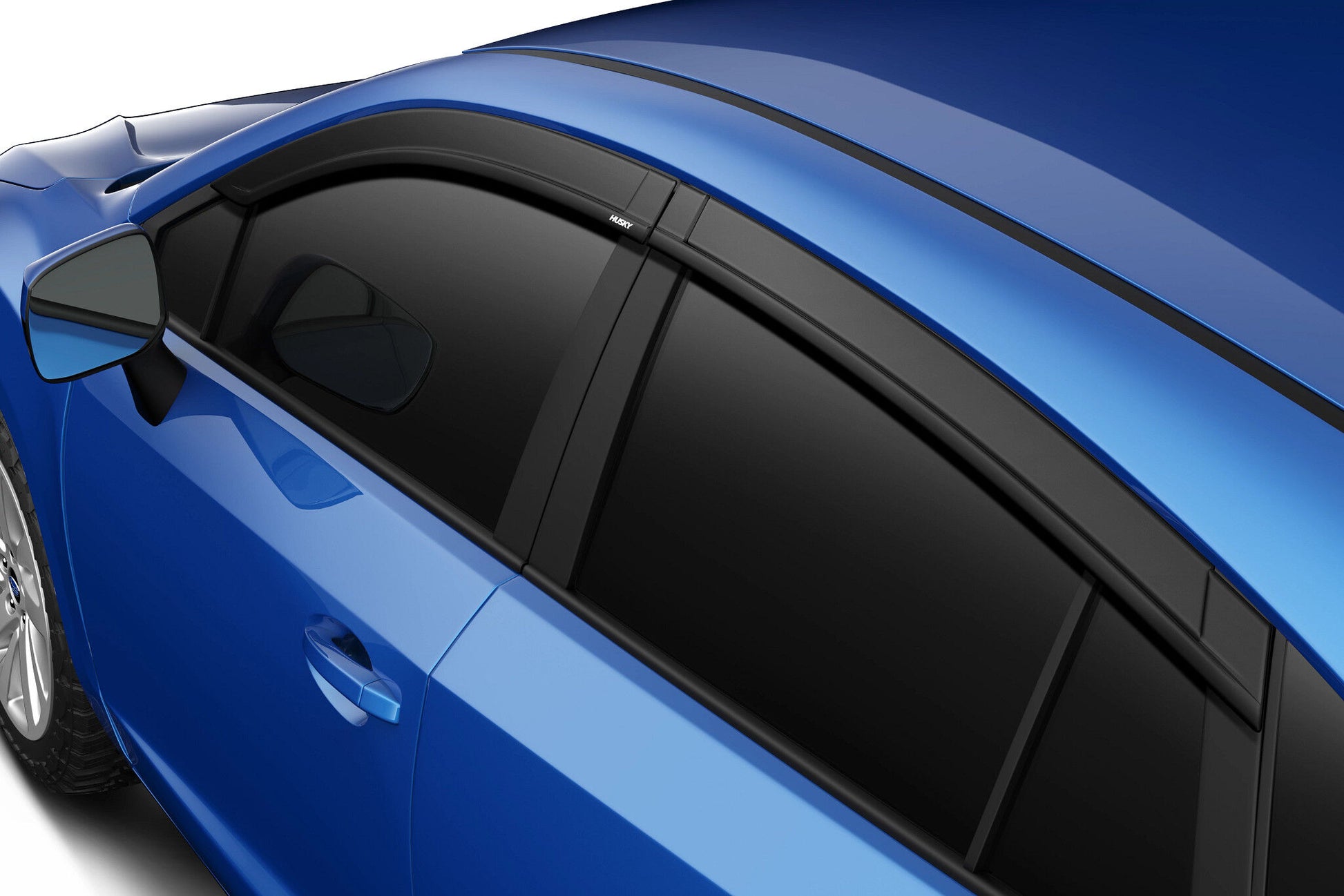 Low Profile Ventvisor Deflector; Smoke; Outside Mount; 4 pc. by Husky Liners