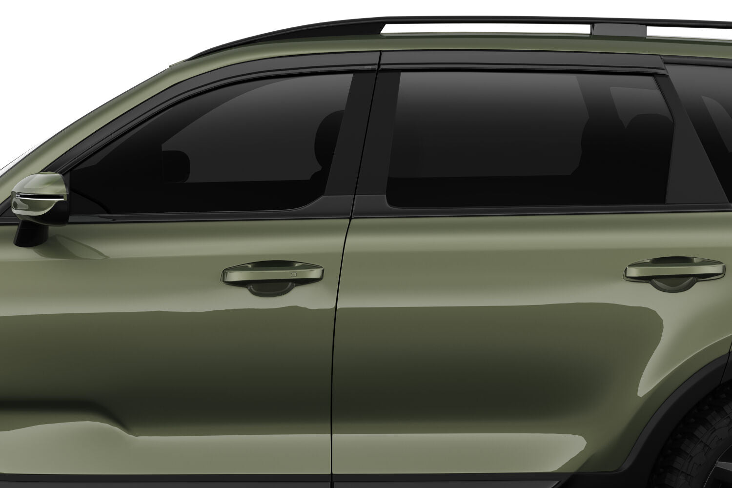 Low Profile Ventvisor Deflector; Smoke; Outside Mount; 4 pc. by Husky Liners