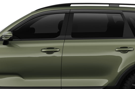 Low Profile Ventvisor Deflector; Smoke; Outside Mount; 4 pc. by Husky Liners