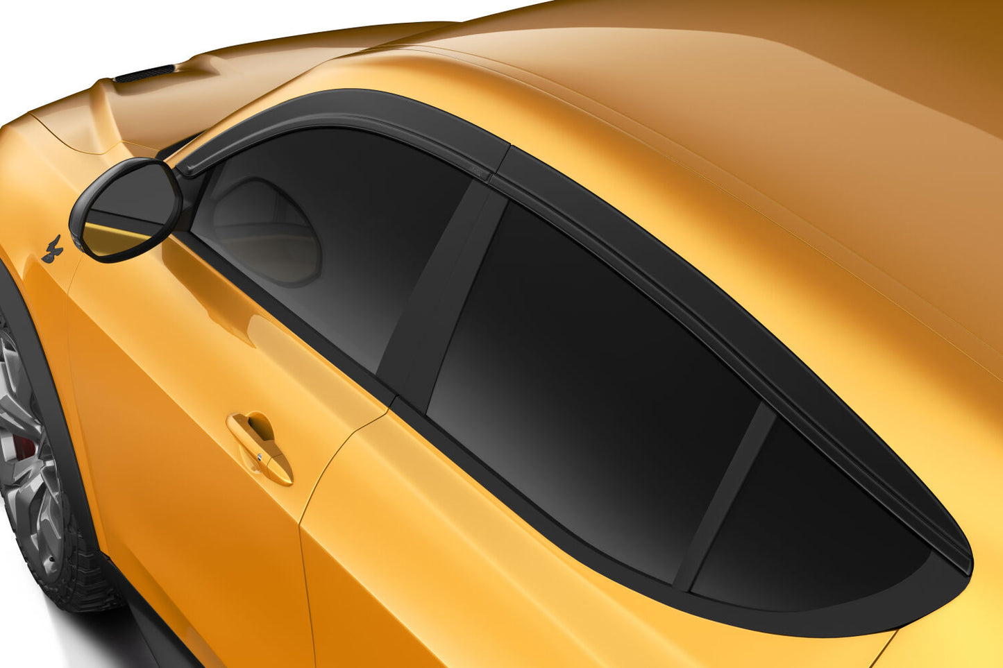 Low Profile Ventvisor Deflector; Smoke; Outside Mount; 4 pc. by Husky Liners