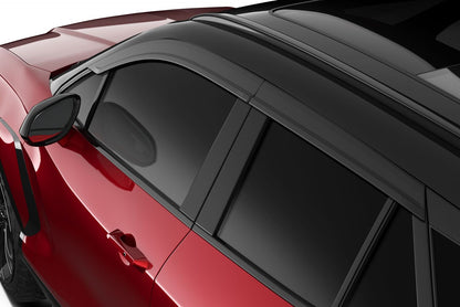 Low Profile Ventvisor Deflector; Smoke; Outside Mount; 4 pc. by Husky Liners
