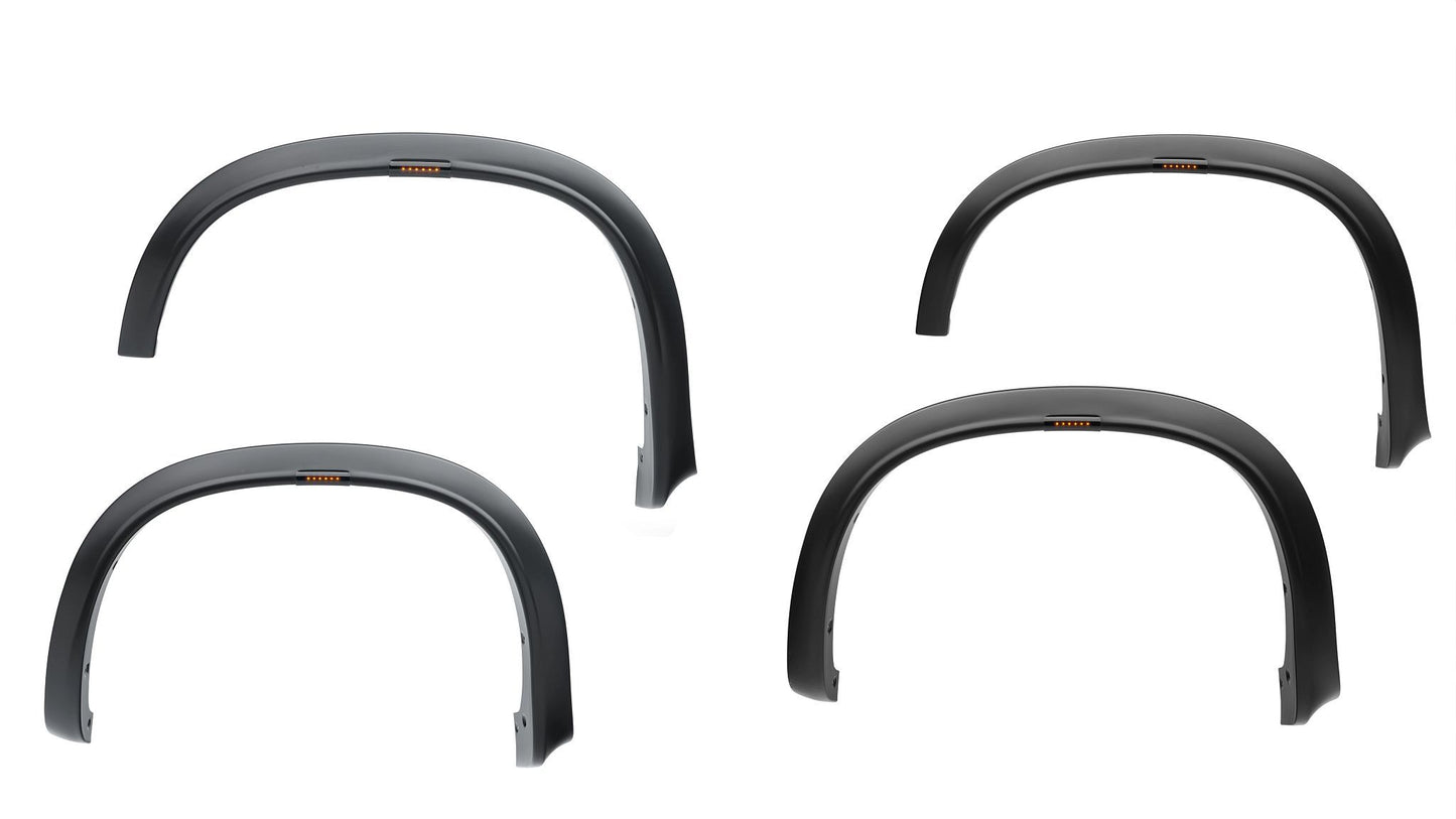 RVL Fender Flares Black Smooth Finish 4-Piece Set by Husky Liners