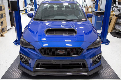 OLM A1 Aggressive Carbon Fiber Full Replacement Hood Scoop - 2015-2021 WRX / STI by MYX Automotive