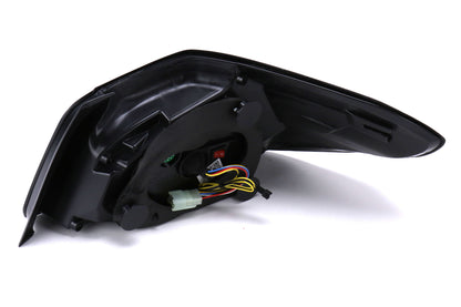 OLM Evolution Tail Lights (Smoked Lens, Black Base, Red Bar) - 2015-2021 WRX / STI by MYX Automotive