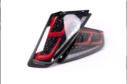 OLM Spec-AR LED Taillights (Clear Lens/Black Base/Red Bar) - 2022+ WRX by MYX Automotive