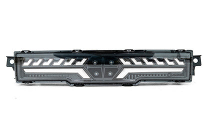 OLM V2 F1 Rear Fog Light (Clear Lens, Black Base, White Bar) - 2022 BRZ / GR86 by MYX Automotive