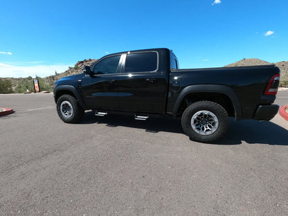 Dual step, reinforced aluminum, black, rust free, bolt on by ICI