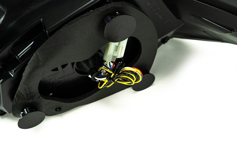 OLM Evolution Tail Lights (Clear Lens, Black Base, Red Bar) - 2015-2021 WRX / STI