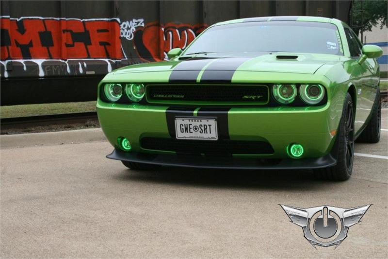 ORACLE Lighting 2008-2014 Dodge Challenger LED Headlight Halo Kit - Standard Mount by ORACLE Lighting
