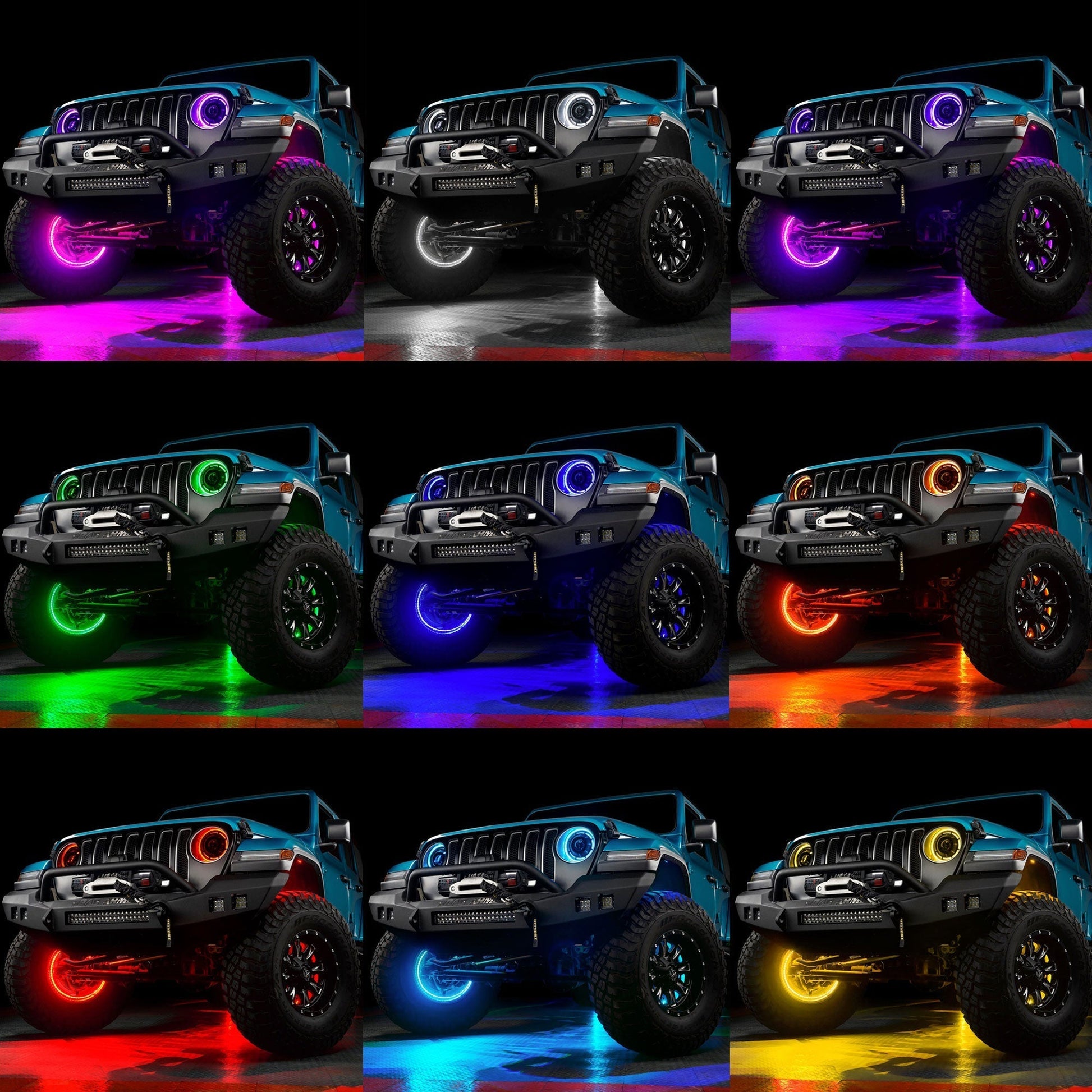 ORACLE Lighting LED Illuminated Wheel Rings - ColorSHIFT RGB+W by ORACLE Lighting