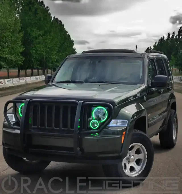 ORACLE Lighting 2008-2013 Jeep Liberty LED Headlight Halo Kit by ORACLE Lighting