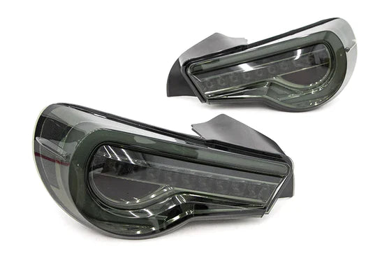 OLM OE Plus Linear Style Sequential Tail Lights (Smoked) - 13-20 FR-S / BRZ / 86 by MYX Automotive