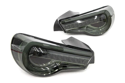 OLM OE Plus Linear Style Sequential Tail Lights (Smoked) - 13-20 FR-S / BRZ / 86 by MYX Automotive