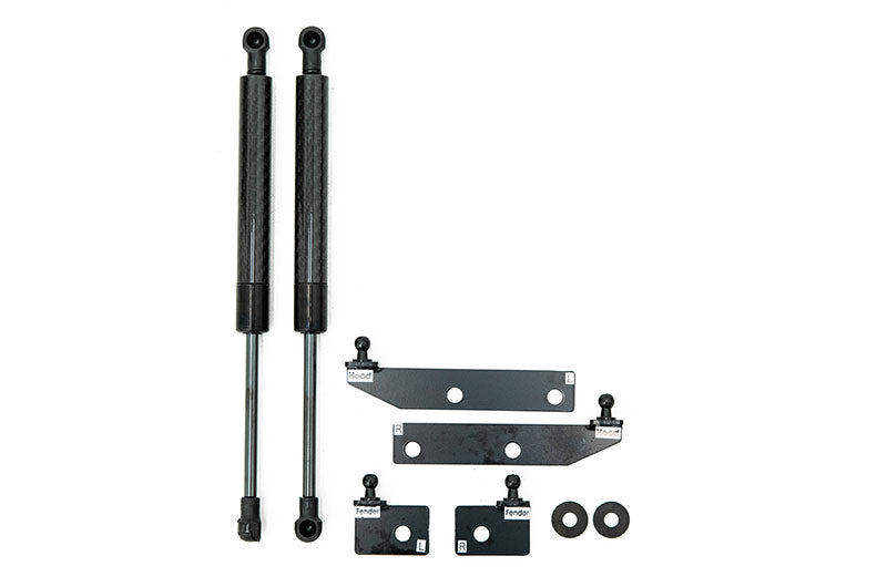 OLM Carbon Fiber Wrapped Hood Struts - 2022+ BRZ/86 by OLM