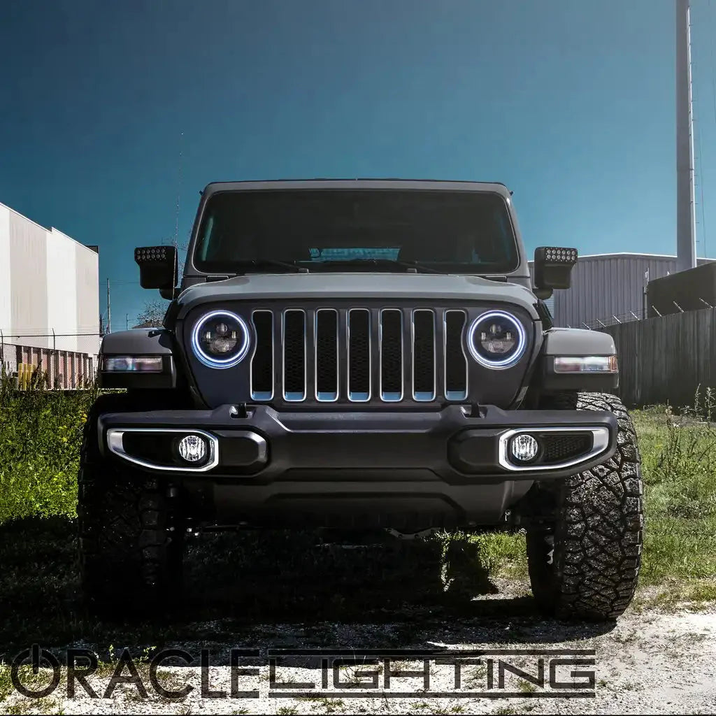 7" High Powered LED Headlights | DOT Certified Sealed Beam Replacement | Jeep Wrangler & Classic Cars by ORACLE Lighting