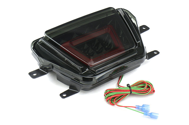 OLM V2 F1 Style Multifunction 4th Brake Light (Smoke Lens, Black Base, Red Bar) - 2020+ Supra by OLM