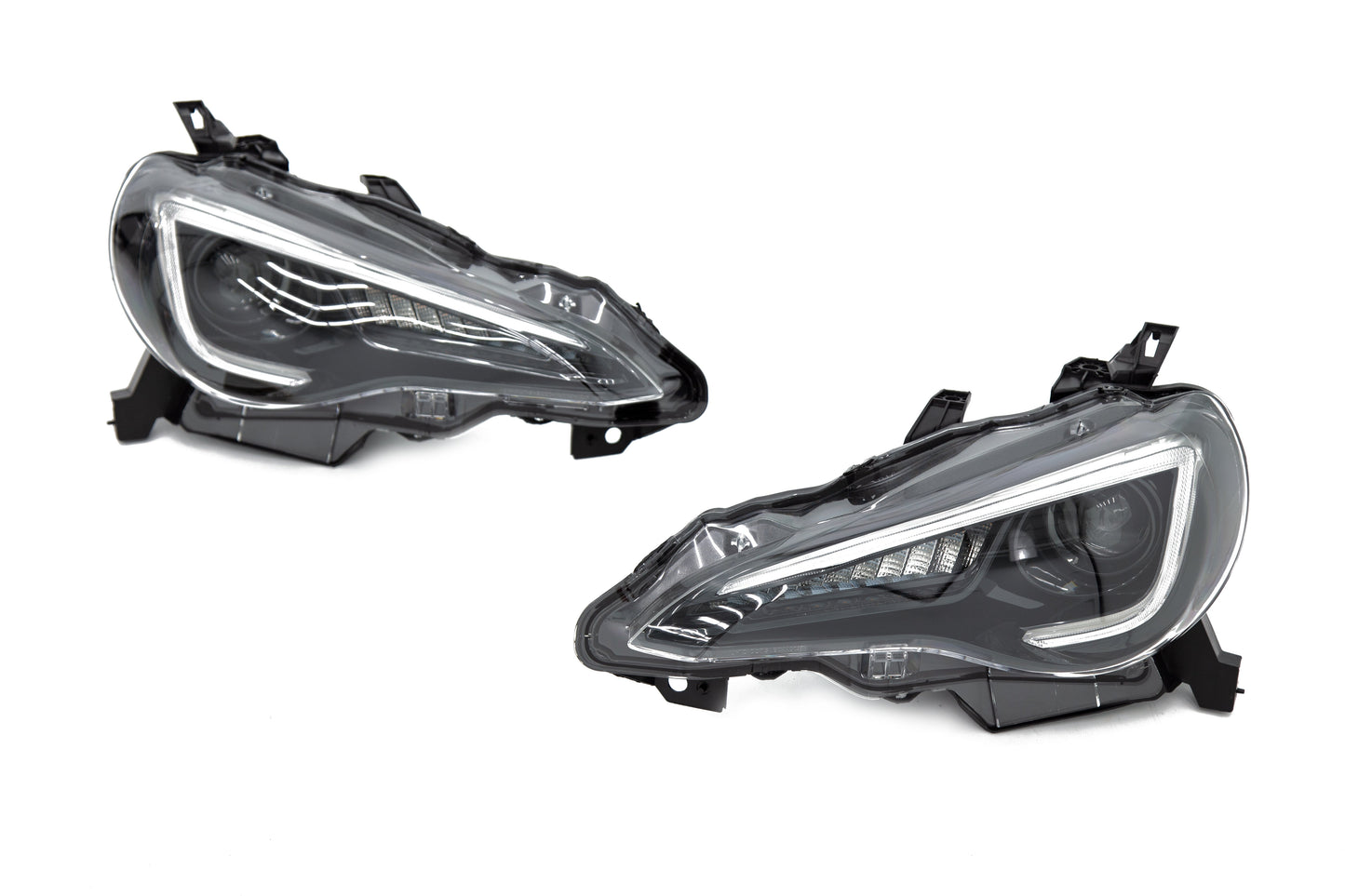 OLM Sequential Style Headlights w/ 6000k HID - 13+ FT86 / BRZ by MYX Automotive
