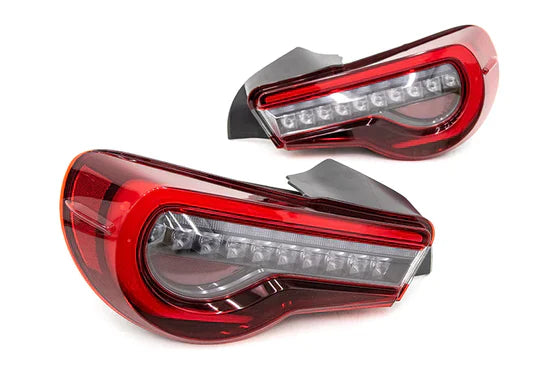 OLM OE Plus Linear Style Sequential Tail Lights (Clear) - 13-20 FR-S / BRZ / 86 by MYX Automotive