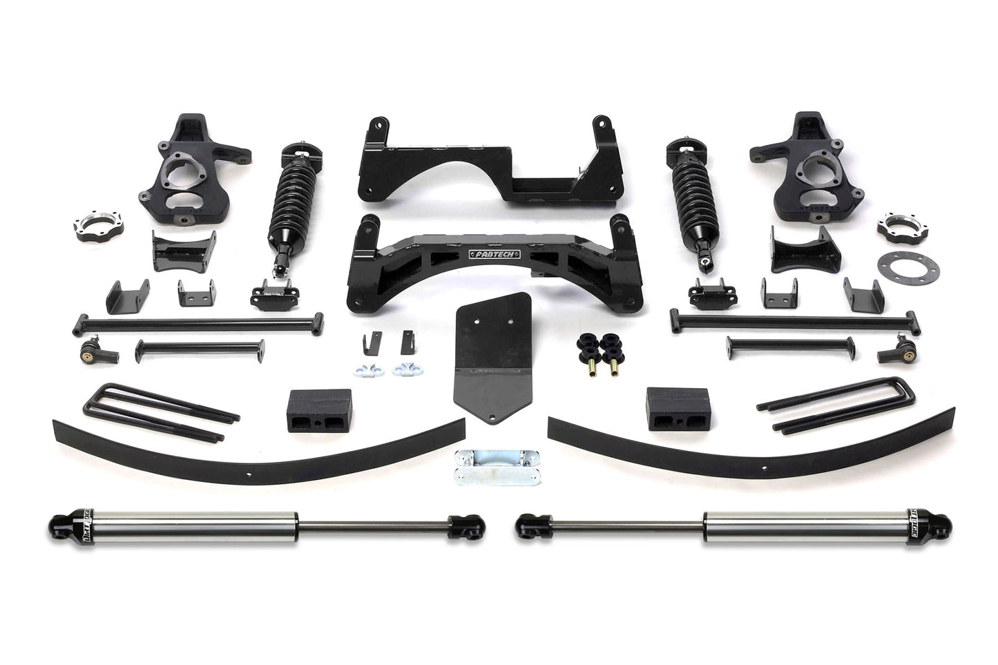6" PERF SYS W/DLSS 2.5C/Os & RR DLSS 07-13 GM K1500 P/U W/O AUTORIDE 4WD. by Fabtech