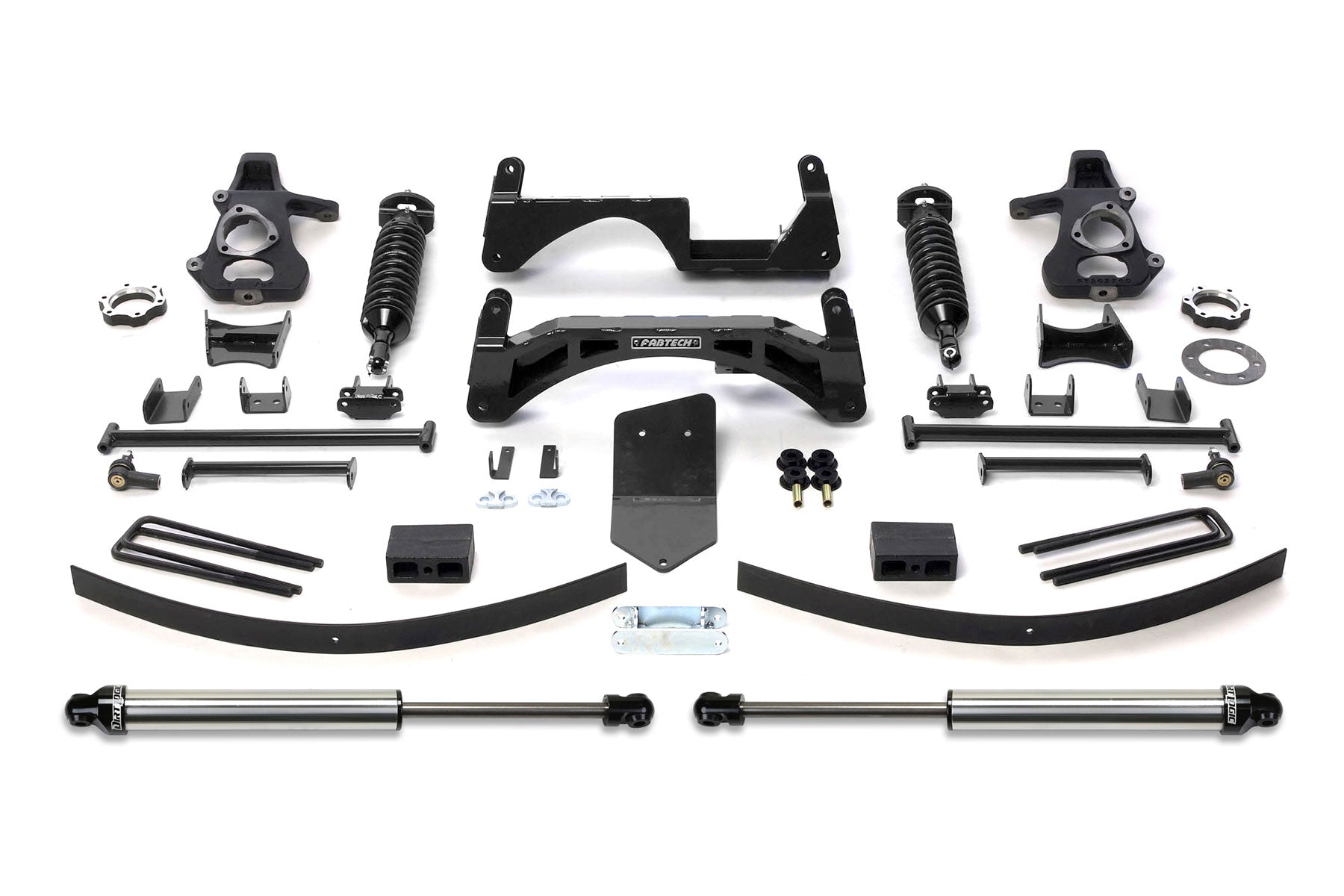 6" PERF SYS W/DLSS 2.5C/Os & RR DLSS 07-13 GM K1500 P/U W/O AUTORIDE 4WD. by Fabtech