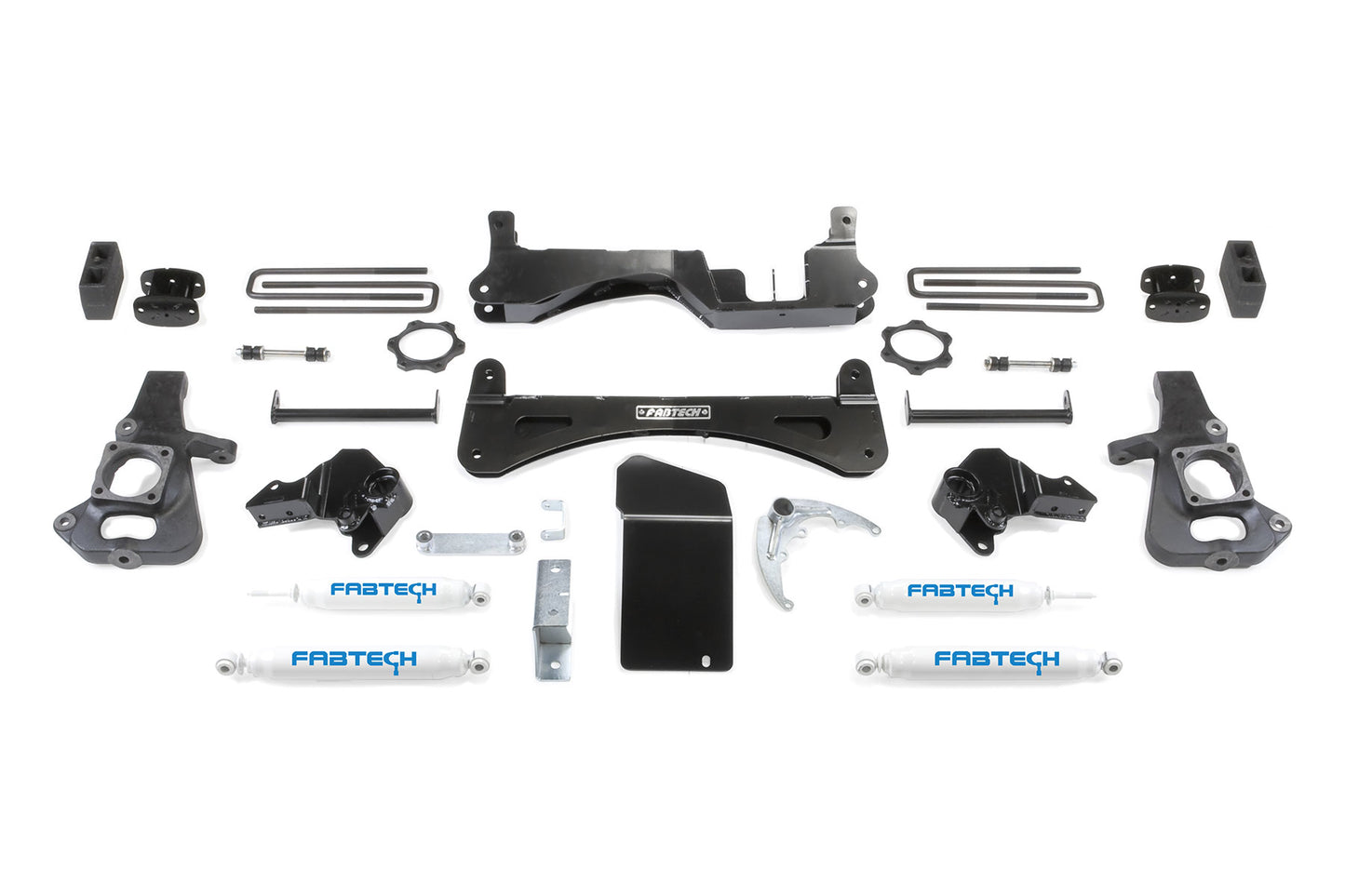 6" RTS SYS W/PERF SHKS 01-10 GM C/K2500HD/3500HD. by Fabtech