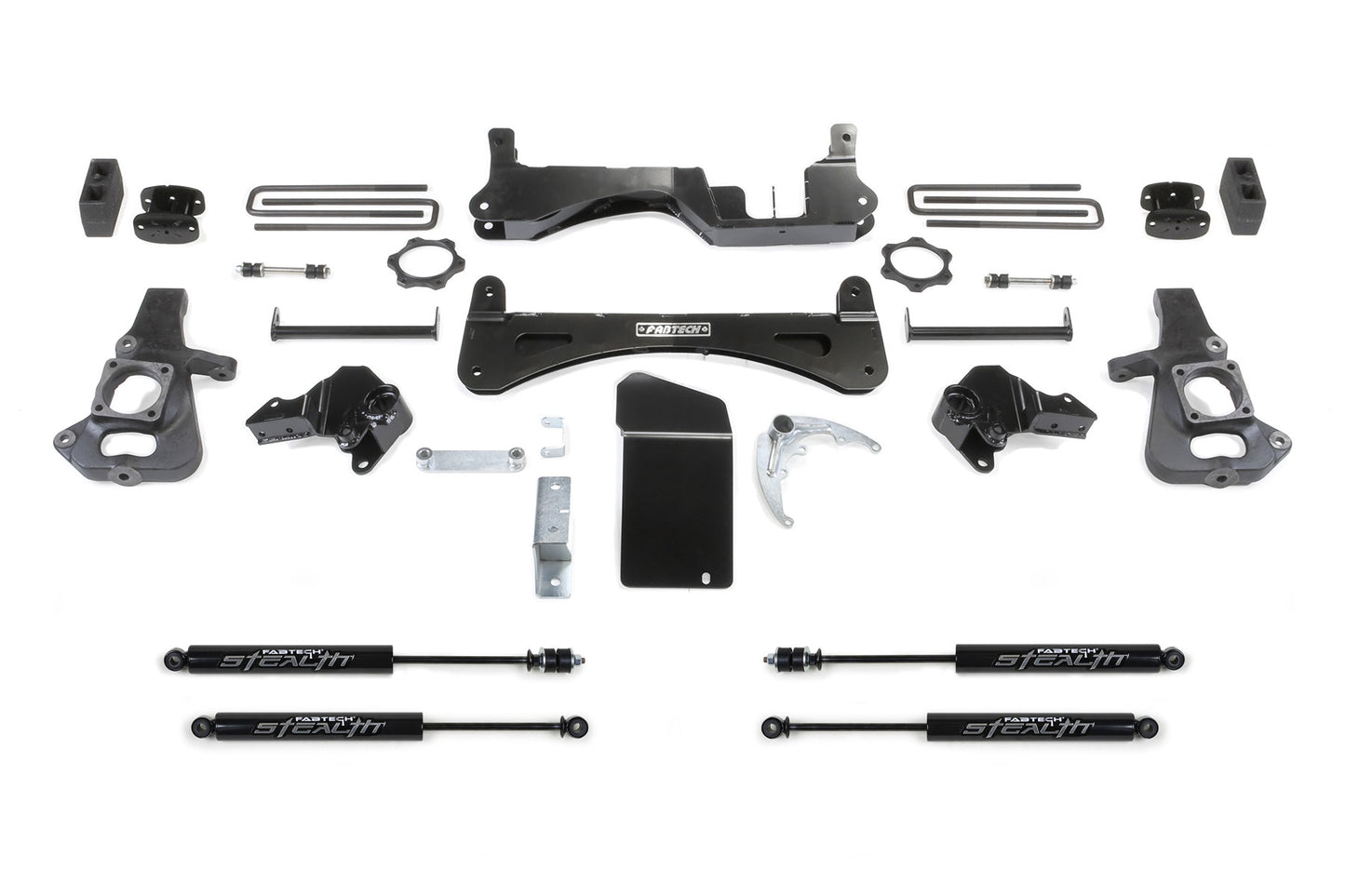 6" RTS SYS W/STEALTH 01-10 GM C/K2500HD, C/K3500HD. by Fabtech