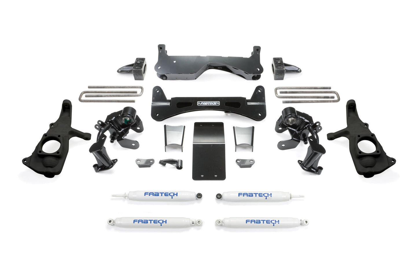 6" RTS SYS W/PERF SHKS 2011-19 GM 2500HD 2WD/4WD. by Fabtech
