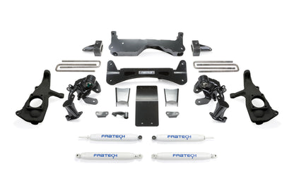 6" RTS SYS W/PERF SHKS 2011-19 GM 2500HD 2WD/4WD. by Fabtech