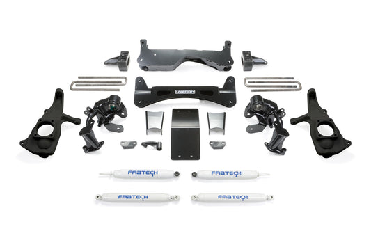 6" RTS SYS W/PERF SHKS 2011-19 GM 2500HD 2WD/4WD. by Fabtech