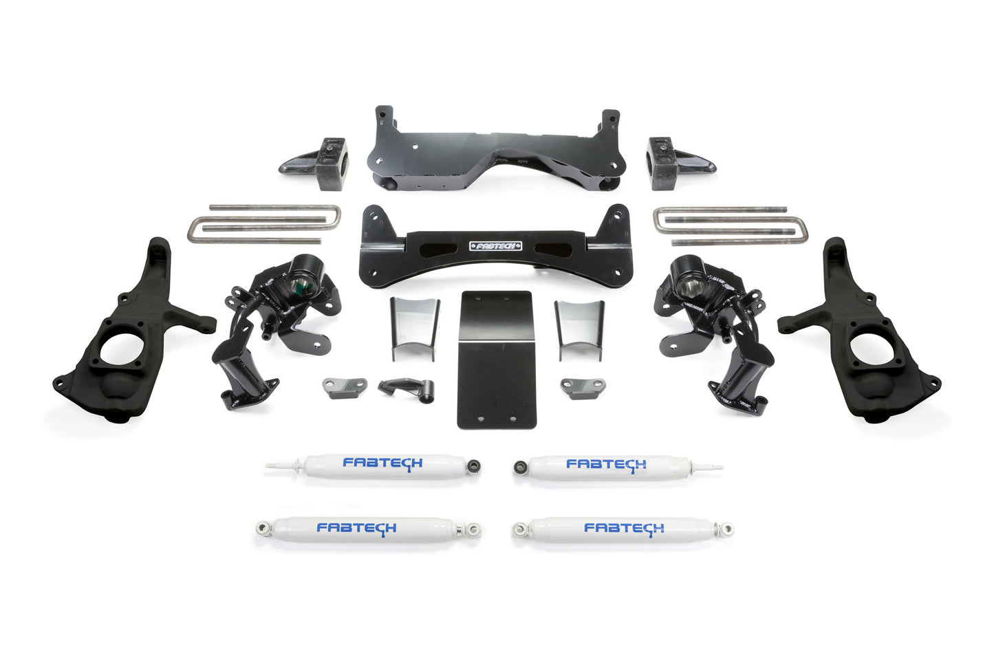 6" RTS SYS W/PERF SHKS 2011-19 GM 3500HD 2WD/4WD. by Fabtech