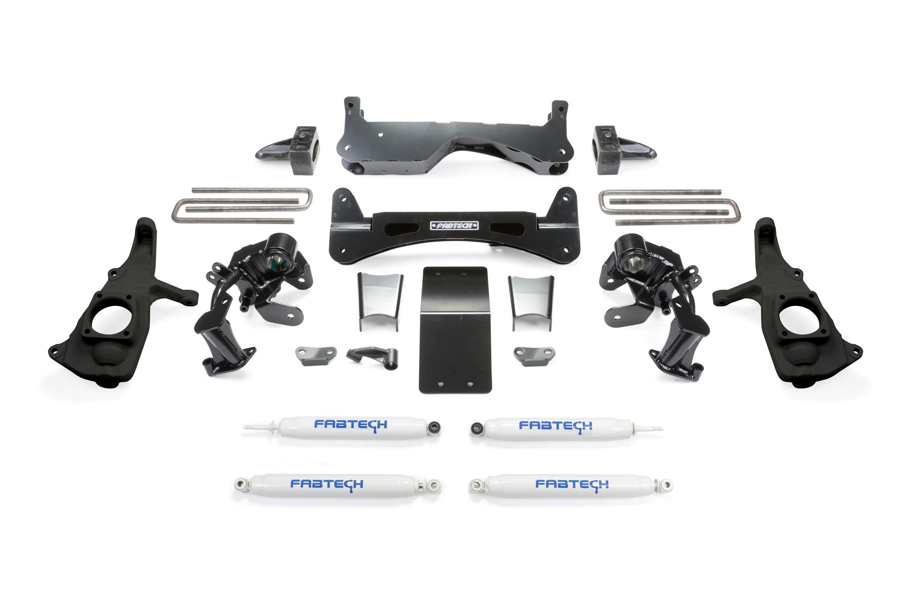 6" RTS SYS W/PERF SHKS 2011-19 GM 3500HD 2WD/4WD. by Fabtech