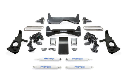 6" RTS SYS W/PERF SHKS 2011-19 GM 3500HD 2WD/4WD. by Fabtech