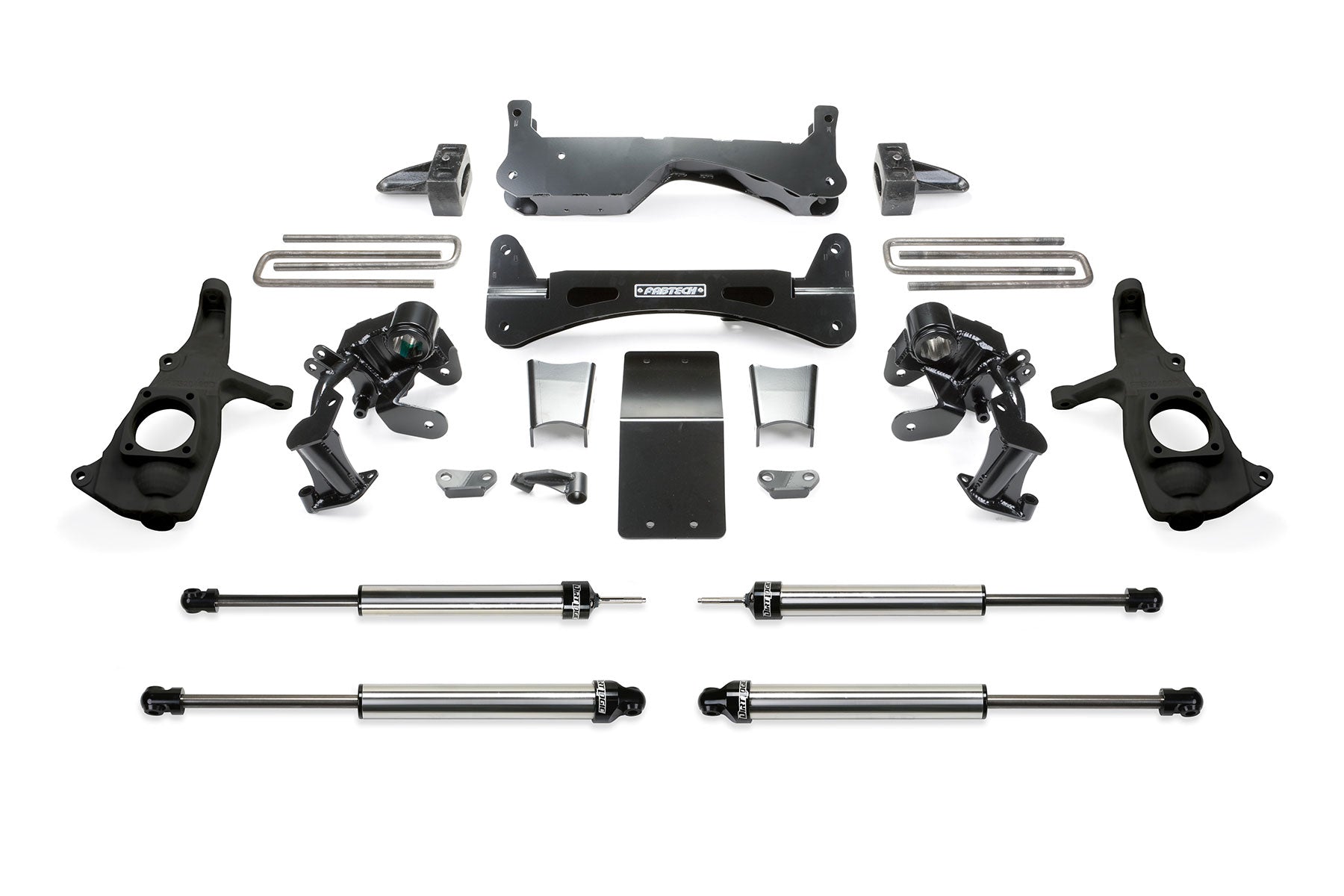6" RTS SYS W/DLSS SHKS 2011-19 GM 3500HD 2WD/4WD. by Fabtech