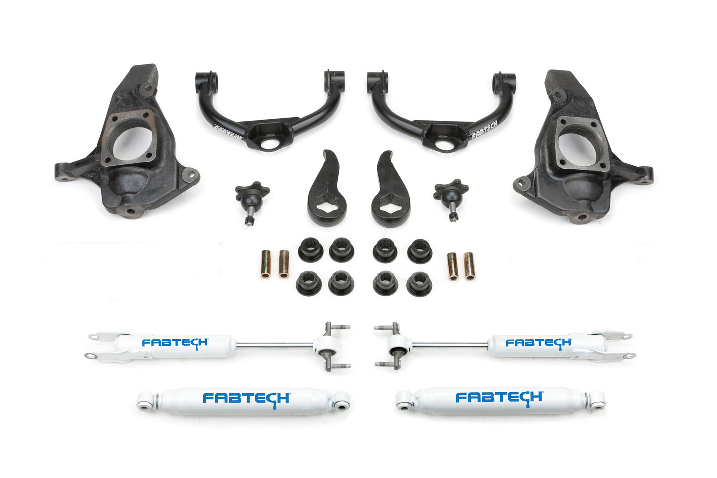 3.5" ULTIMATE SYS W/PERF SHKS 2011-19 GM C/K2500HD/3500HD. by Fabtech