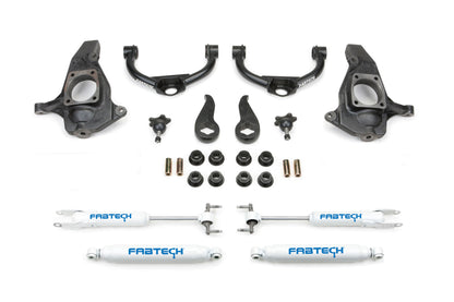 3.5" ULTIMATE SYS W/PERF SHKS 2011-19 GM C/K2500HD/3500HD. by Fabtech