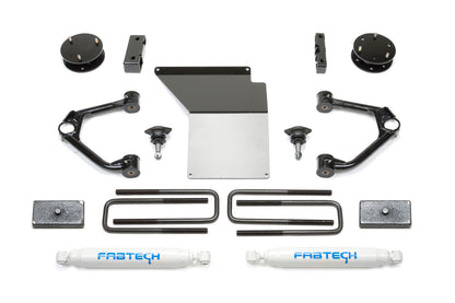 3" BUDGET SYS W/ PERF SHOCKS 07-18 GM C/K1500 P/U W/ OE FORG STL UCA. by Fabtech
