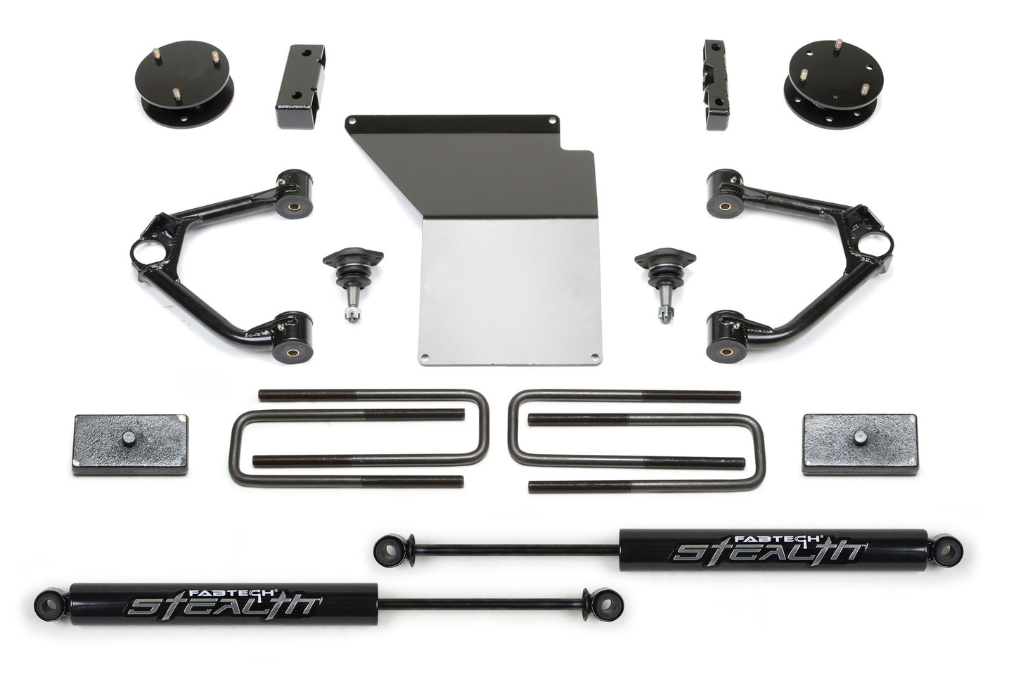 3" BUDGET SYS W/ STEALTH 07-18 GM C/K1500 P/U W/ OE FORG STL UCA. by Fabtech