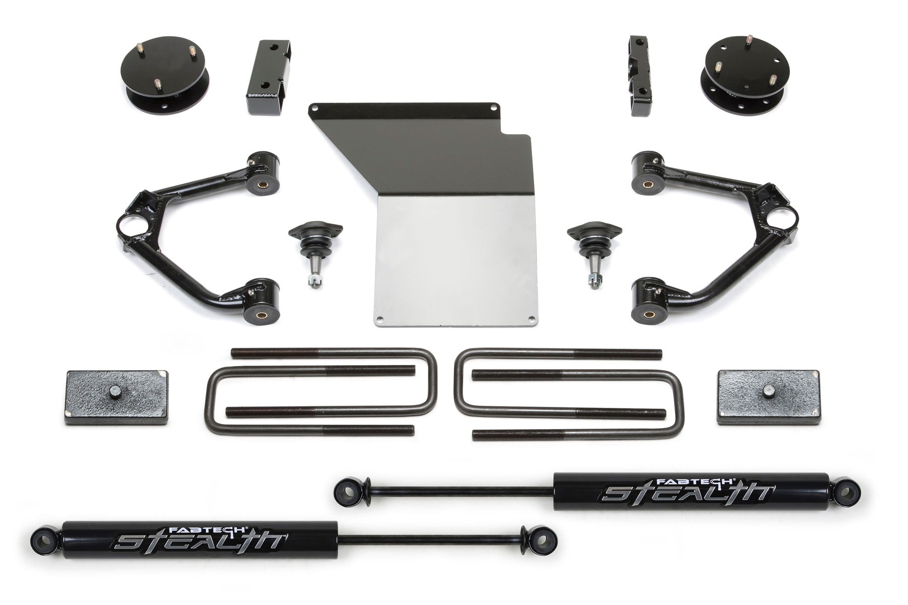 3" BUDGET SYS W/ STEALTH 07-18 GM C/K1500 P/U W/ OE FORG STL UCA. by Fabtech