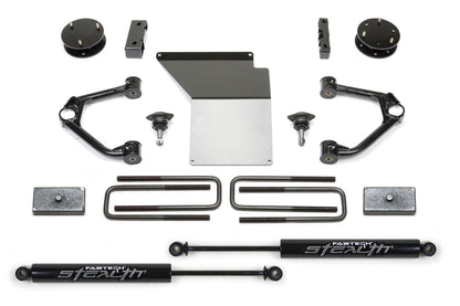 3" BUDGET SYS W/ STEALTH 07-18 GM C/K1500 P/U W/ OE FORG STL UCA. by Fabtech