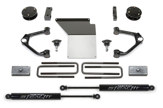 3" BUDGET SYS W/ STEALTH 07-18 GM C/K1500 P/U W/ OE FORG STL UCA. by Fabtech