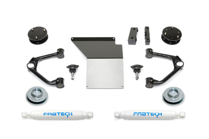 3" BUDGET SYS W/ PERF SHOCKS 07-14 GM C/K1500 SUV. by Fabtech