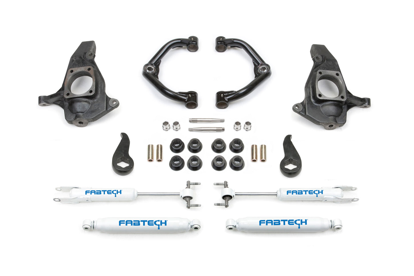 3.5" ULTIMATE SYS W/UNIBALL UC & PERF SHOCKS 2011-19 GM C/K2500HD/3500HD. by Fabtech