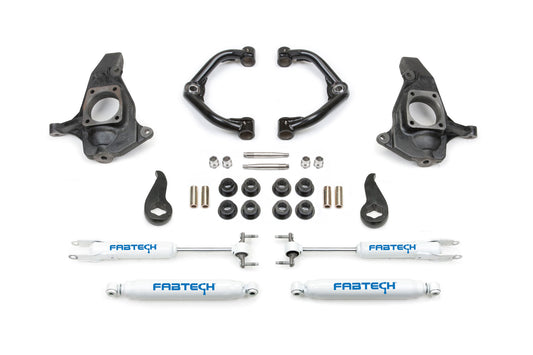 3.5" ULTIMATE SYS W/UNIBALL UC & PERF SHOCKS 2011-19 GM C/K2500HD/3500HD. by Fabtech