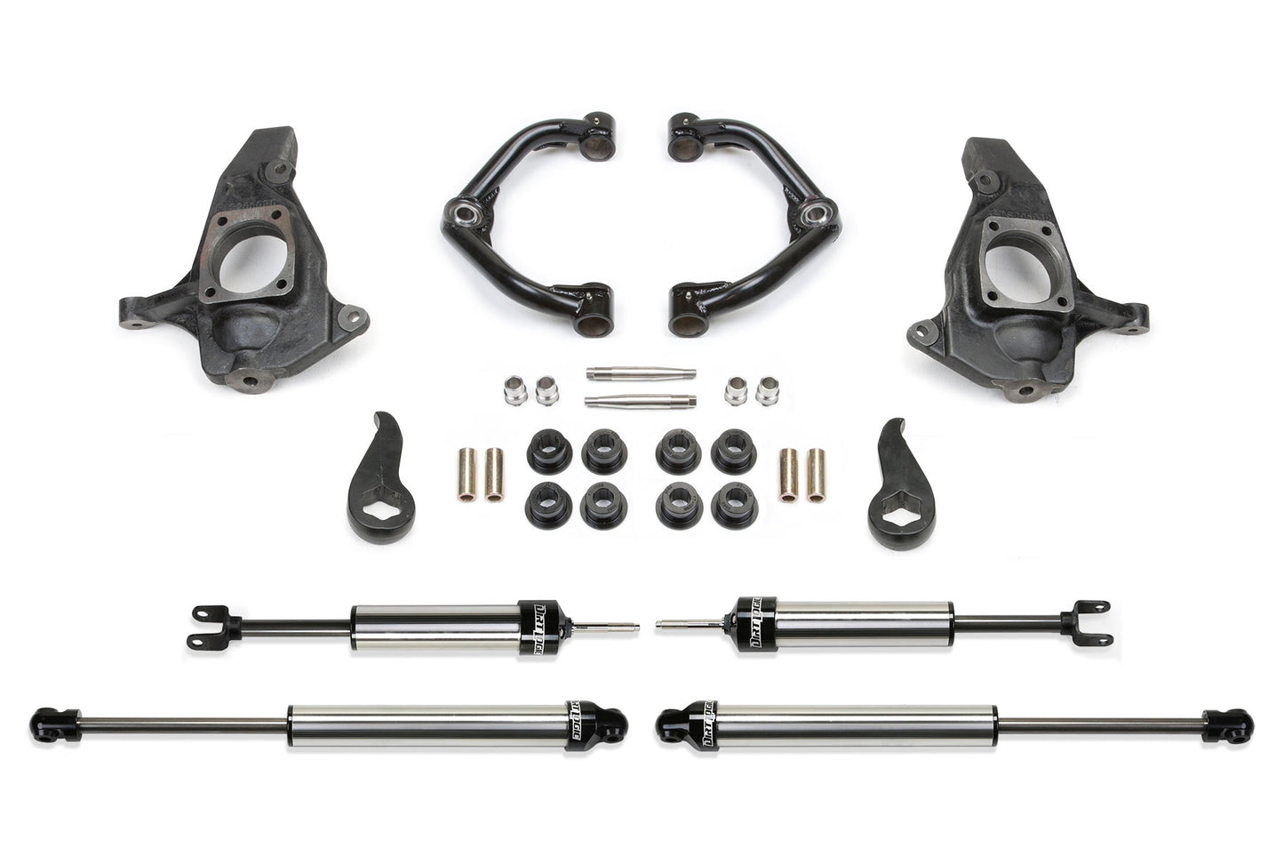 3.5" ULTIMATE SYS W/UNIBALL UC & DLSS SHKS 2011-19 GM C/K2500HD/3500HD. by Fabtech