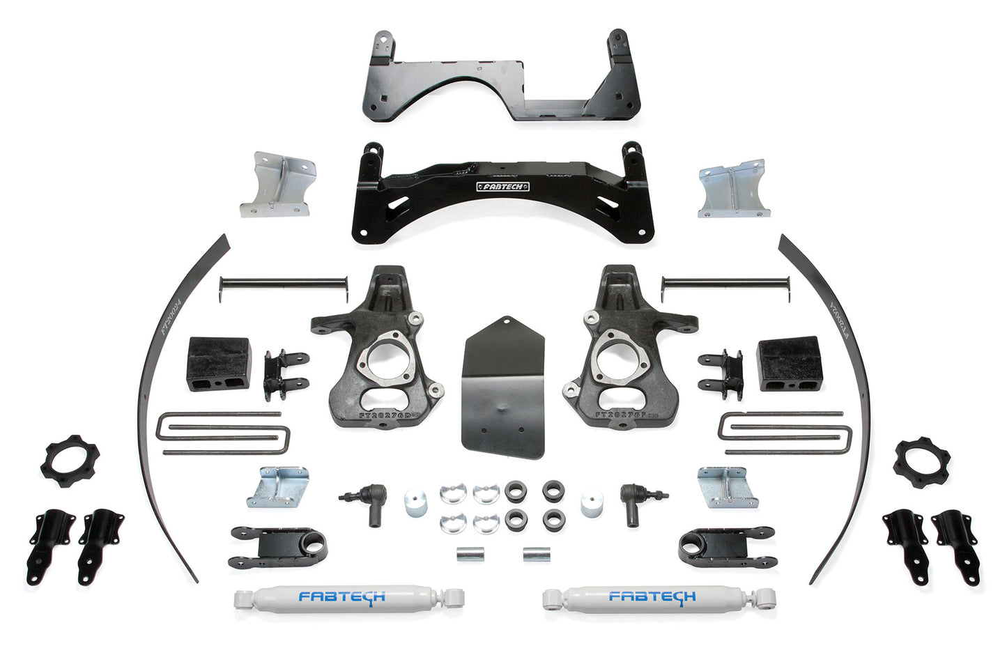 6" BASIC SYS W/ PERF SHKS 14-18 GM K1500 P/U W/ OE ALM OR STMP STL UCA. by Fabtech
