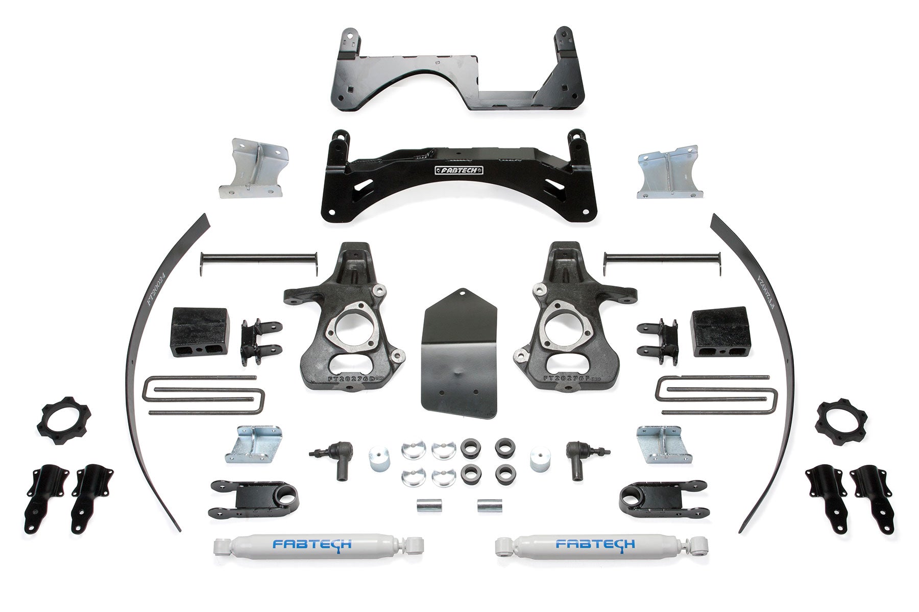 6" BASIC SYS W/ PERF SHKS 14-18 GM K1500 P/U W/ OE ALM OR STMP STL UCA. by Fabtech