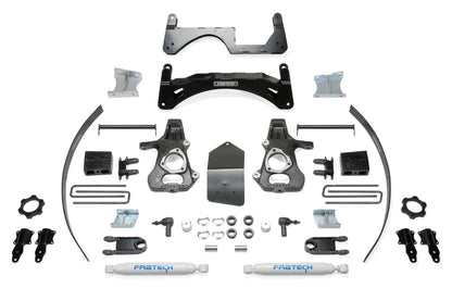 6" BASIC SYS W/ PERF SHKS 14-18 GM K1500 P/U W/ OE ALM OR STMP STL UCA. by Fabtech