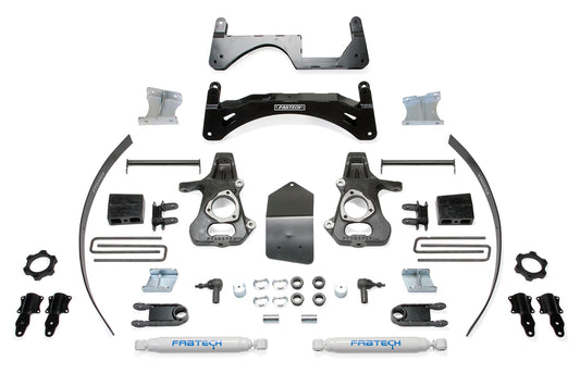 6" BASIC SYS W/ PERF SHKS 14-18 GM K1500 P/U W/ OE ALM OR STMP STL UCA. by Fabtech