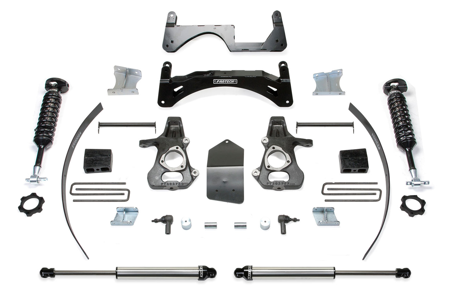 6" BASIC SYS W/ DL 2.5 & 2.25 14-18 GM C/K1500 P/U W/ OE ALM OR STMP STL UCA. by Fabtech
